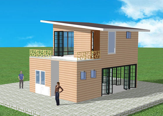 품질  Prefab Lightweight Steel Structure Q235 Light Steel Villa Duplex Apartment 공장