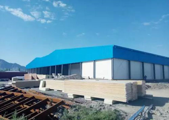 품질  100m*40m Prefab Steel Structure Workshop House Frame Industrial Building 공장