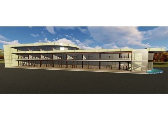 철골은 맞춘 철골 구조물을 푸는 쇼핑몰 슈퍼마켓을 조립했습니다