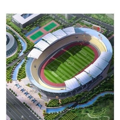 큰 전폭 철골 구조물 경기장 믿을 만한 조립식 공간 틀 건설