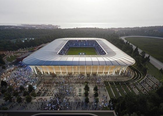 가벼운 조립식 금속 체육관 건축물 프리 설계된 강철 경기장