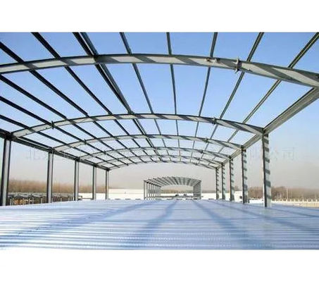 그리드 미리 제조하는 금속 창고 건물 큰 전폭 ISO9001