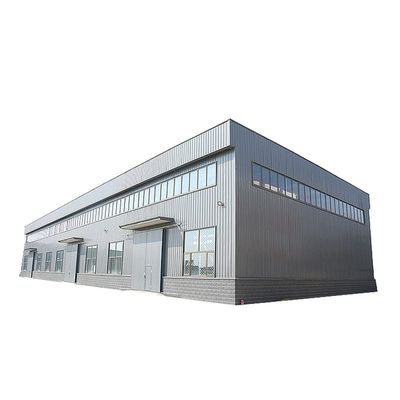 조립식 워크샵 철골 구조물 창고 그리드 Q355B 재료