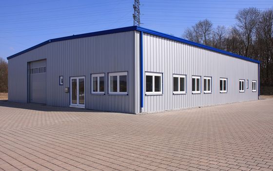 가벼운 철강 구조 건물 작업실 CE 인증 ISO 9001 & 내구성