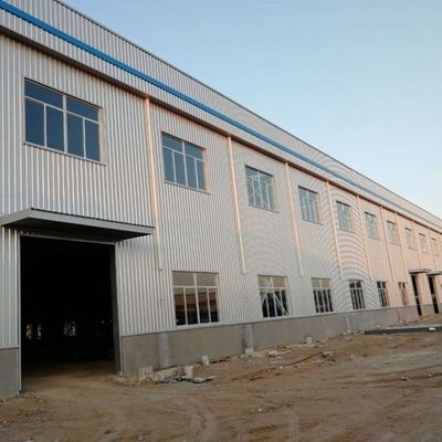 대형 스판 금속 건물 산업용 철강 구조 창고 설계