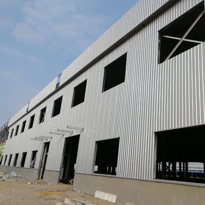 가블 프레임 가벼운 금속 건물 산업용 철강 구조 작업장