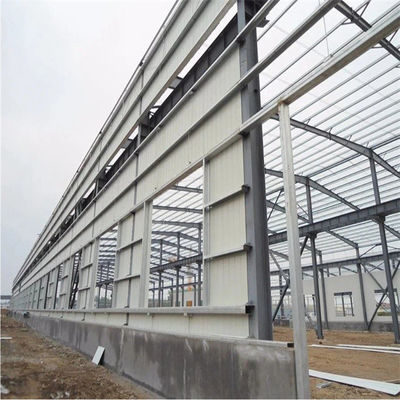 Q355B/Q235B 고성능 포털 구조의 철강 구조 창고