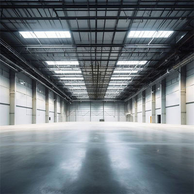 중국산 Q355/Q235 강재를 사용하여 건설된 강철 구조물 작업장