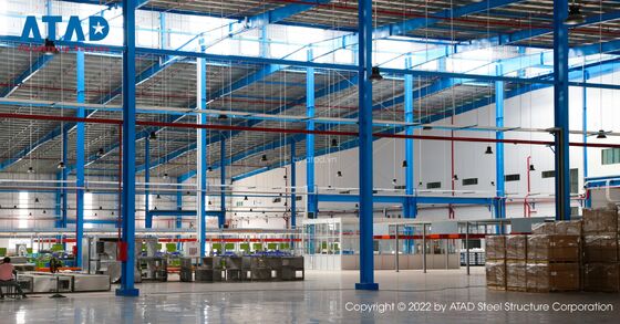 첨단 소스 철강 구조 가공 및 제조 작업장