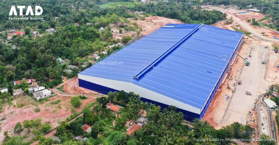 첨단 소스 철강 구조 가공 및 제조 작업장