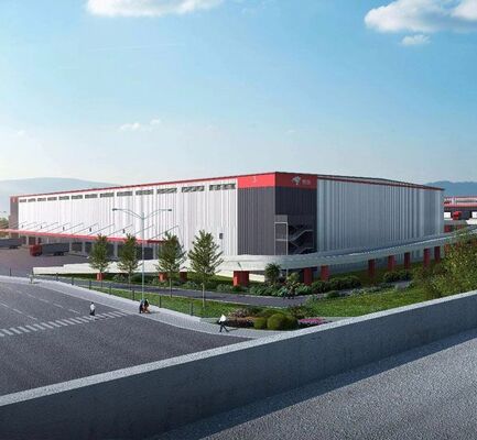 Q355/ Q235 듀콜링 처리 서비스와 함께 철강 구조 작업실