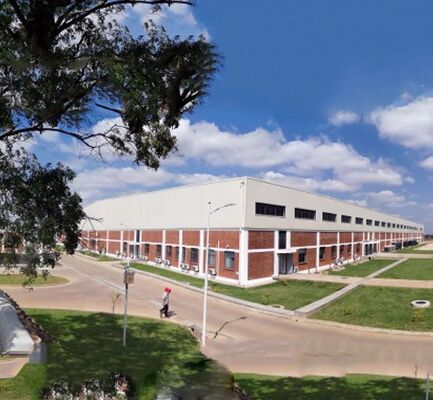 Q355/ Q235 듀콜링 처리 서비스와 함께 철강 구조 작업실