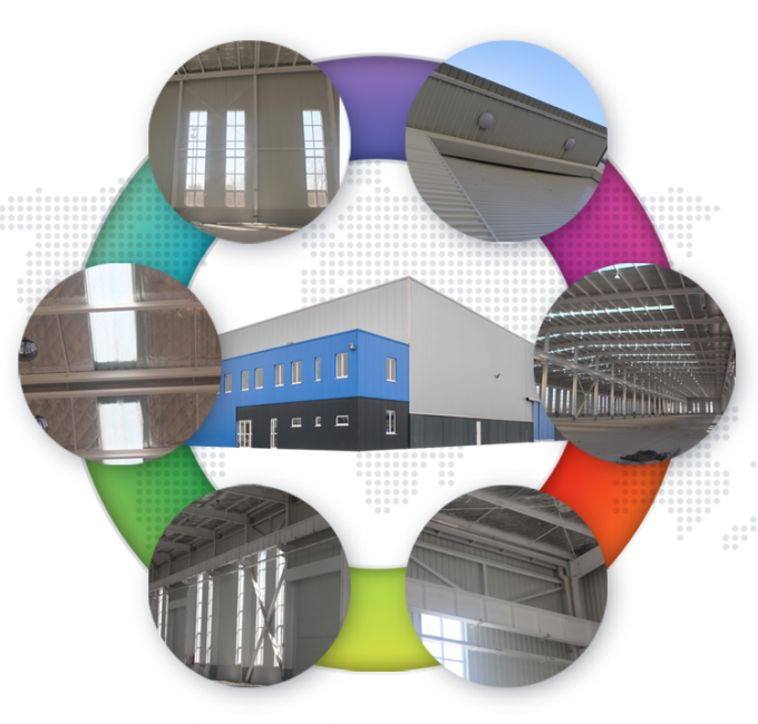 철강 금속 구조 건물 쉐드 주거용 차고 워크샵 0